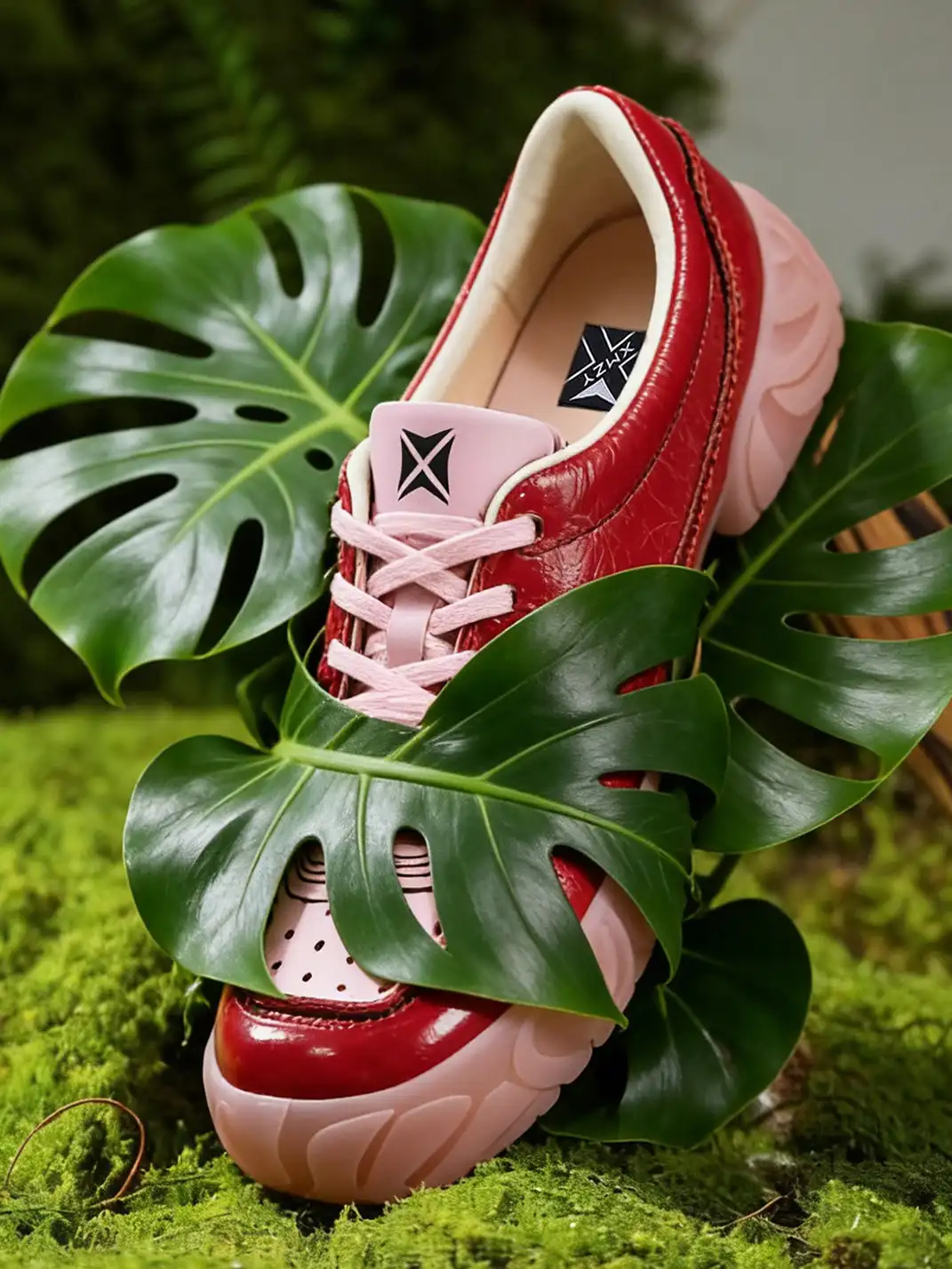 XMZY | Retro Square Toe Platform Sneakers