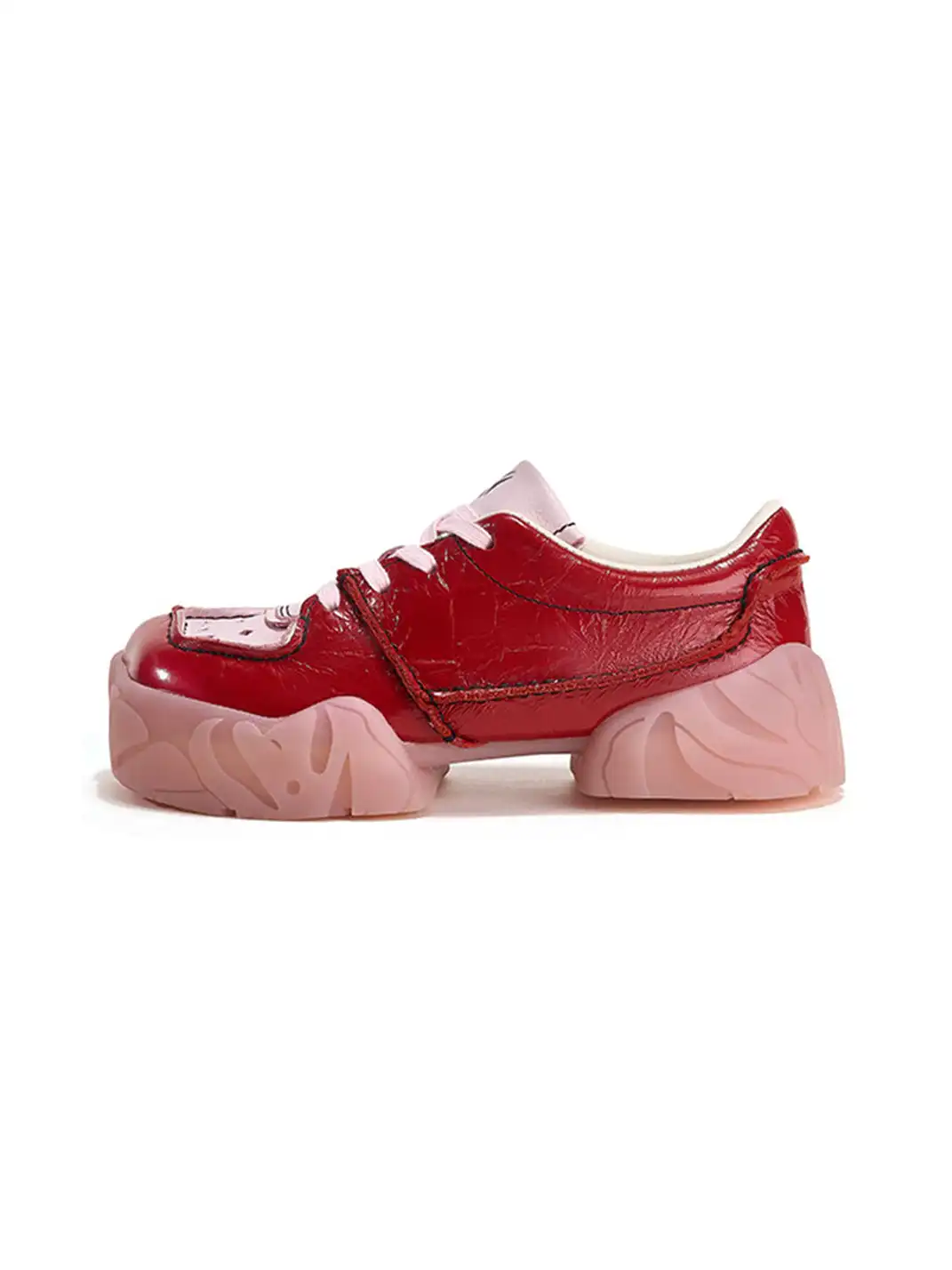 XMZY | Retro Square Toe Platform Sneakers