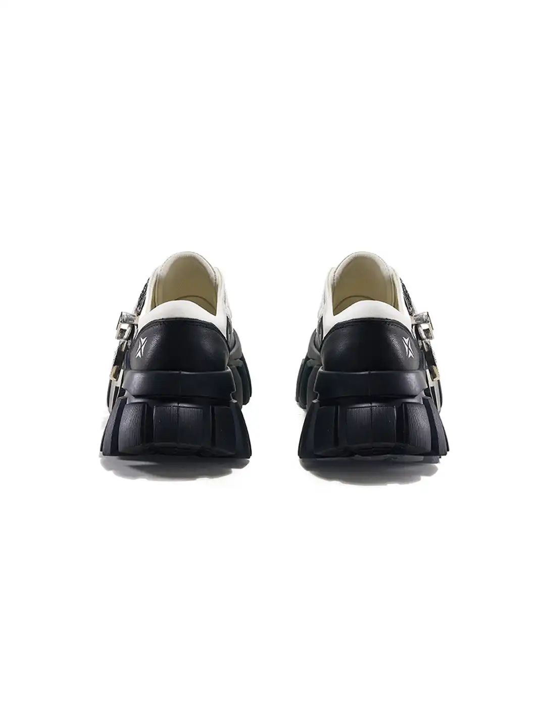 XMZY | Buckle Strap Platform Loafers