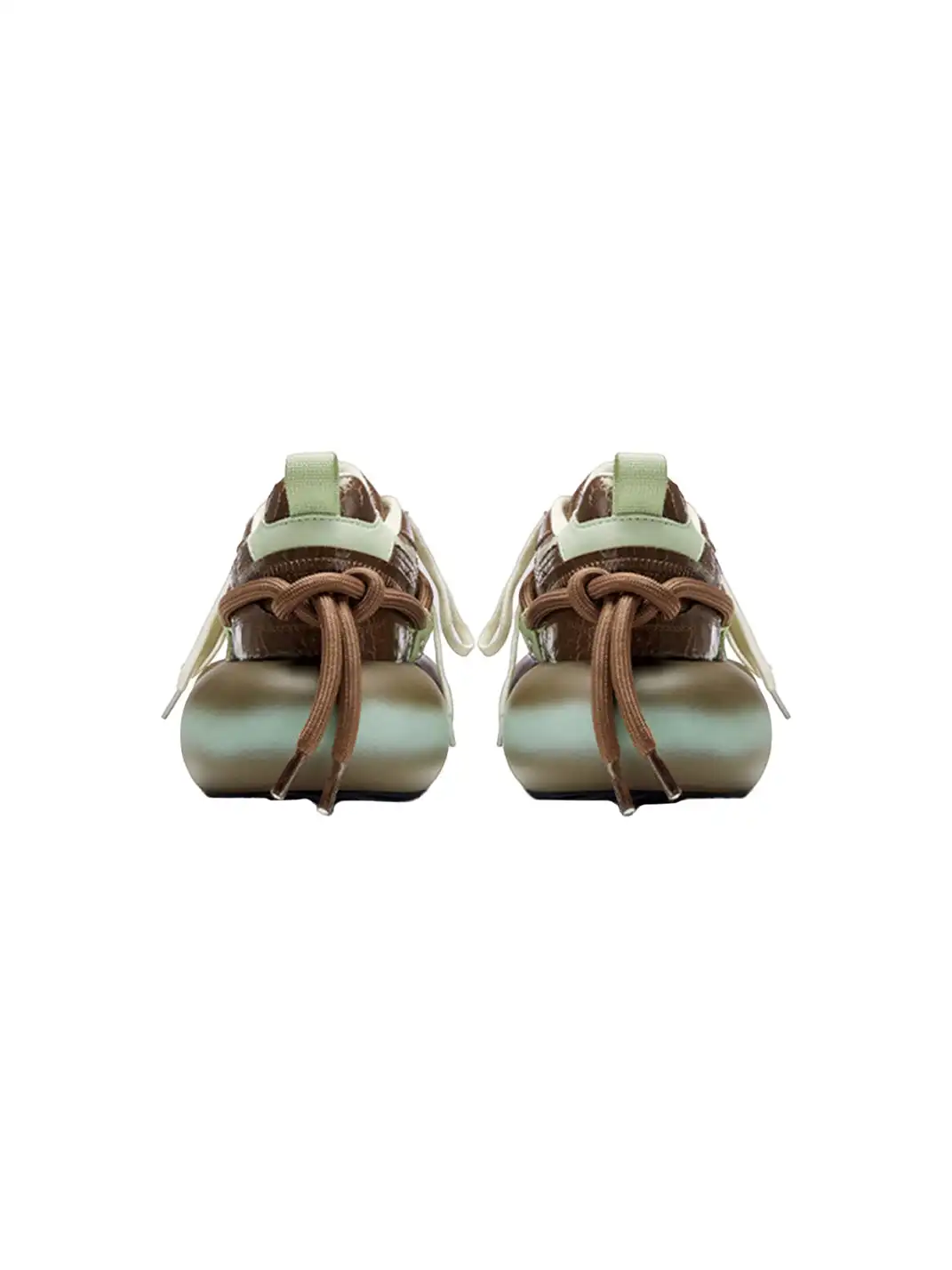 XMZY | Cracked Texture Chunky Bubble Sole Sneakers