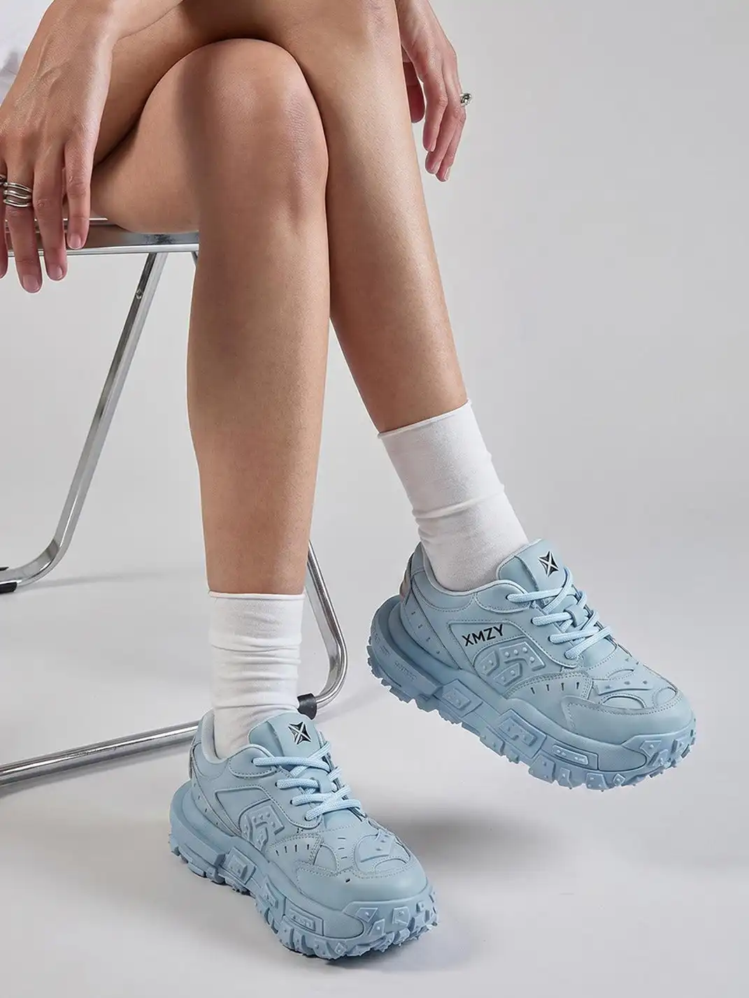 XMZY | Studded Tire-Style Outsole Sneakers