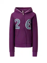 XaLWORCLO | No.26 Print Oblique Zip Sequin Jacket
