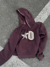 XaLWORCLO | Size 0 Leopard Print Hooded Sweatshirt-Brown