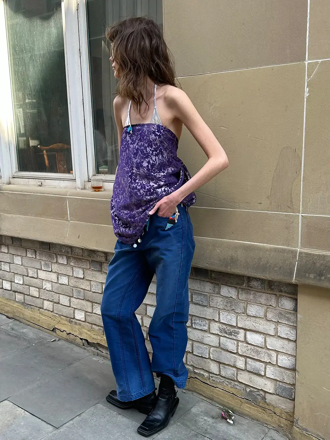 XaLWORCLO | Handmade Sequin Apron Shawl Multi-Functional Bandeau
