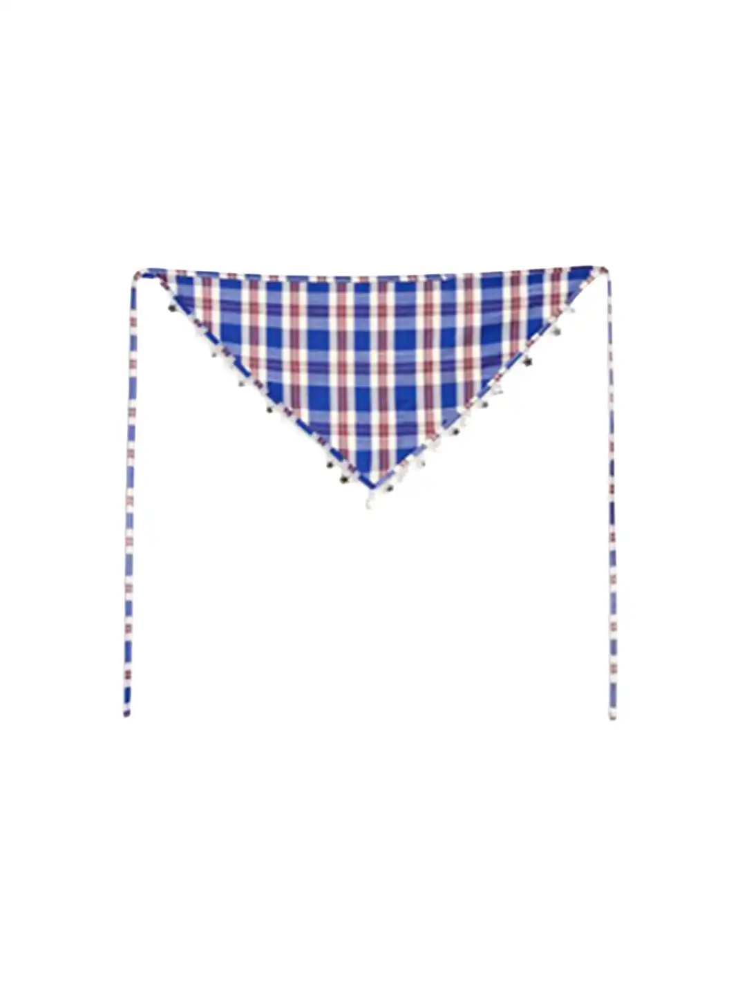 XaLWORCLO | Sequin Pleated Lace Drawstring Plaid Pants Two-Piece Set
