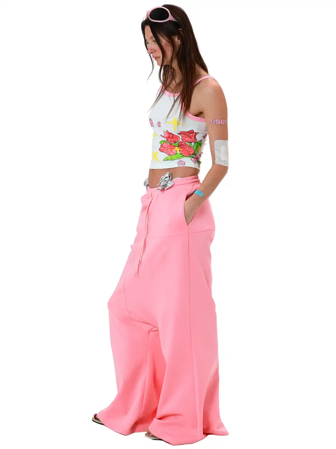 XaLWORCLO | Mermaid Double Waist Drawstring Casual Pants