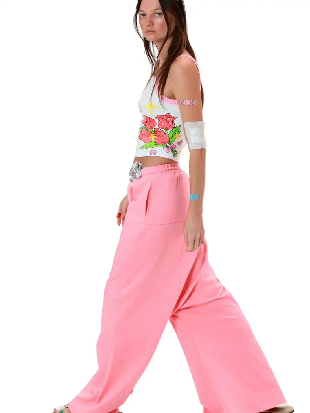 XaLWORCLO | Mermaid Double Waist Drawstring Casual Pants