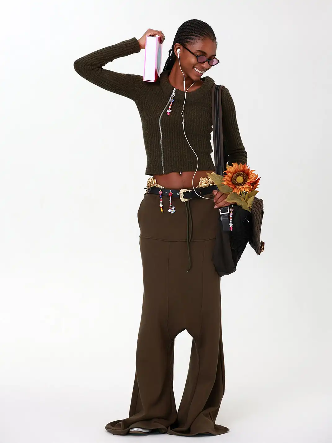XaLWORCLO | Mermaid Double Waist Drawstring Casual Pants