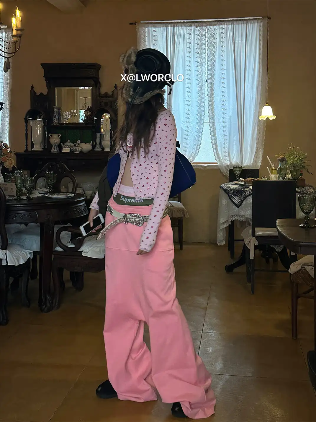 XaLWORCLO | Mermaid Double Waist Drawstring Casual Pants