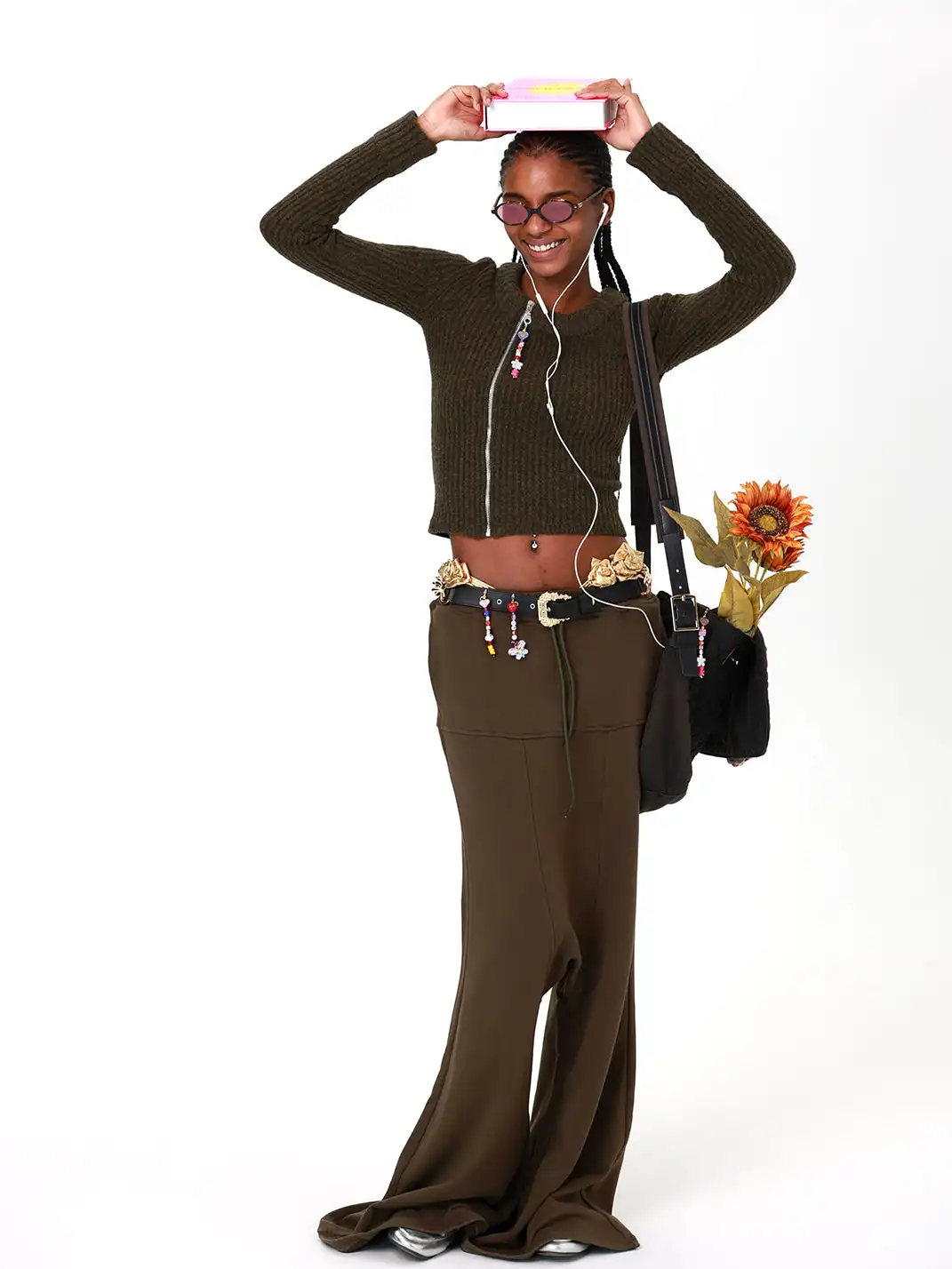 XaLWORCLO | Mermaid Double Waist Drawstring Casual Pants