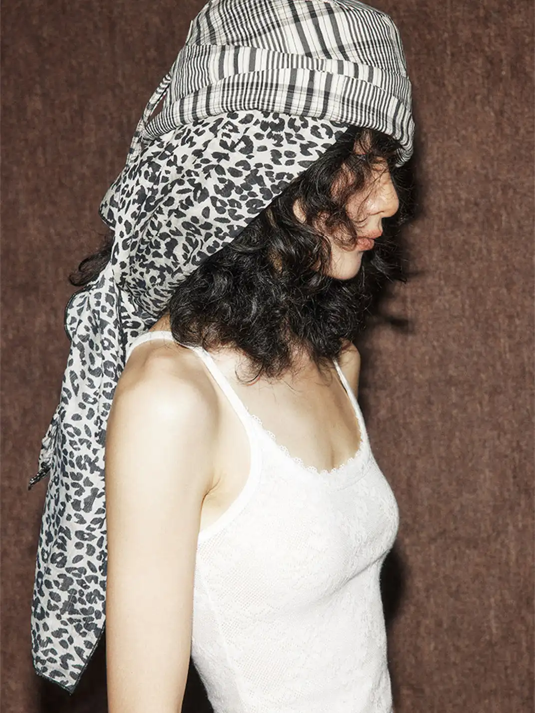 MottoKiraku | Black and White Plaid Fisherman Hat