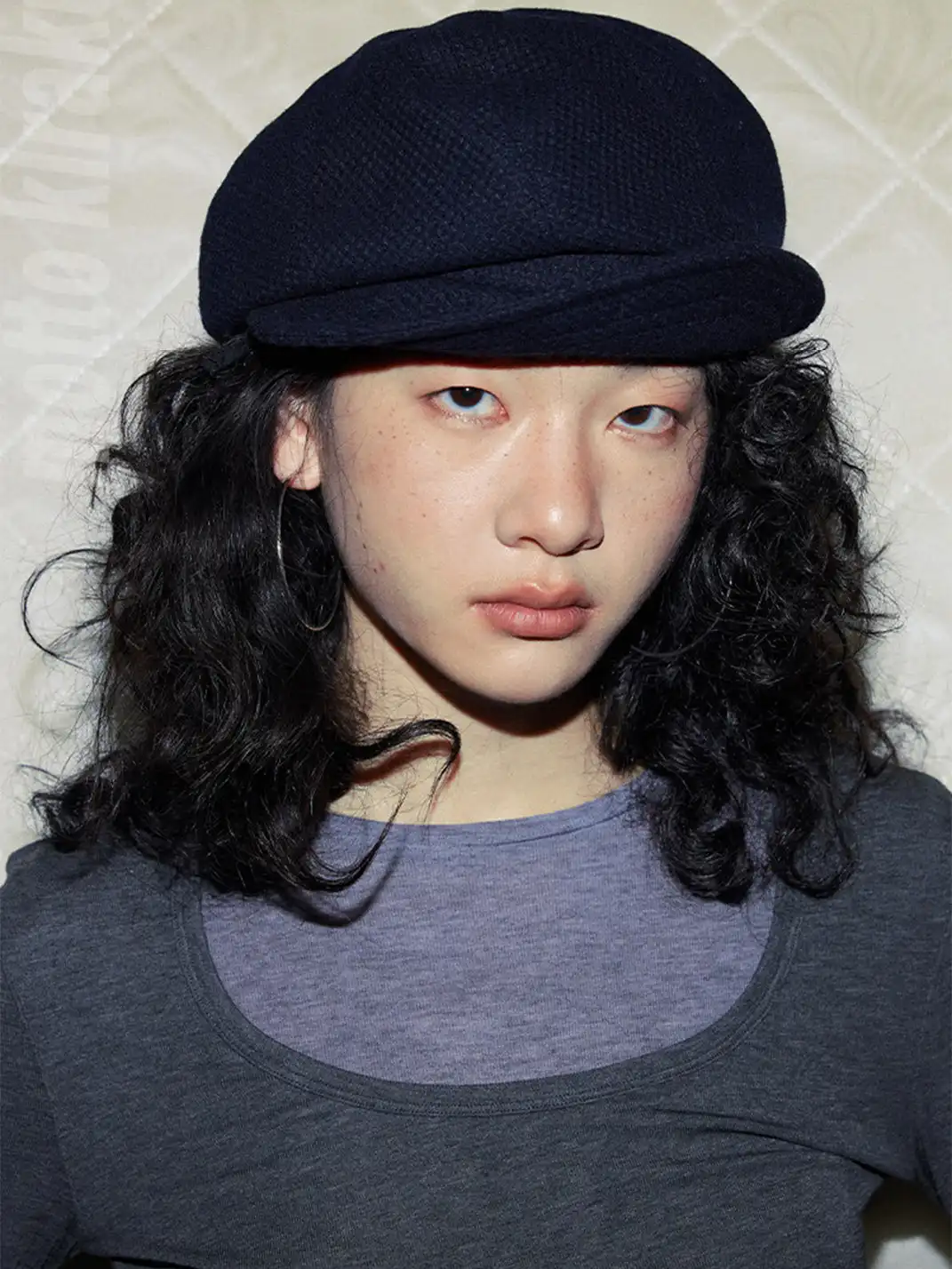 MottoKiraku | Vintage Wool Textured Beret