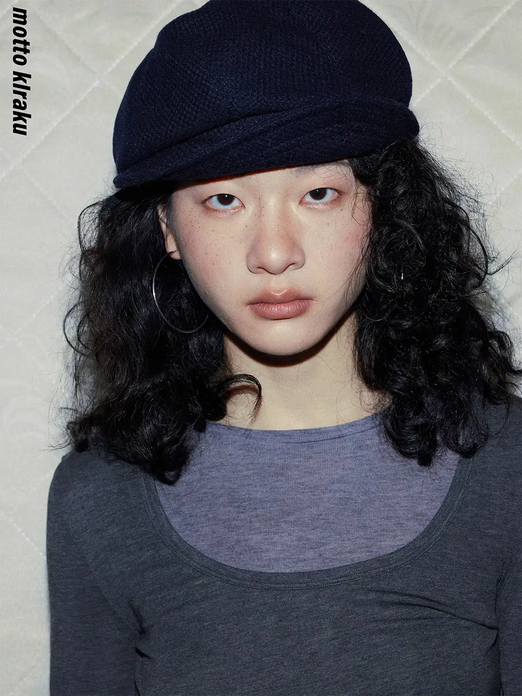 MottoKiraku | Vintage Wool Textured Beret