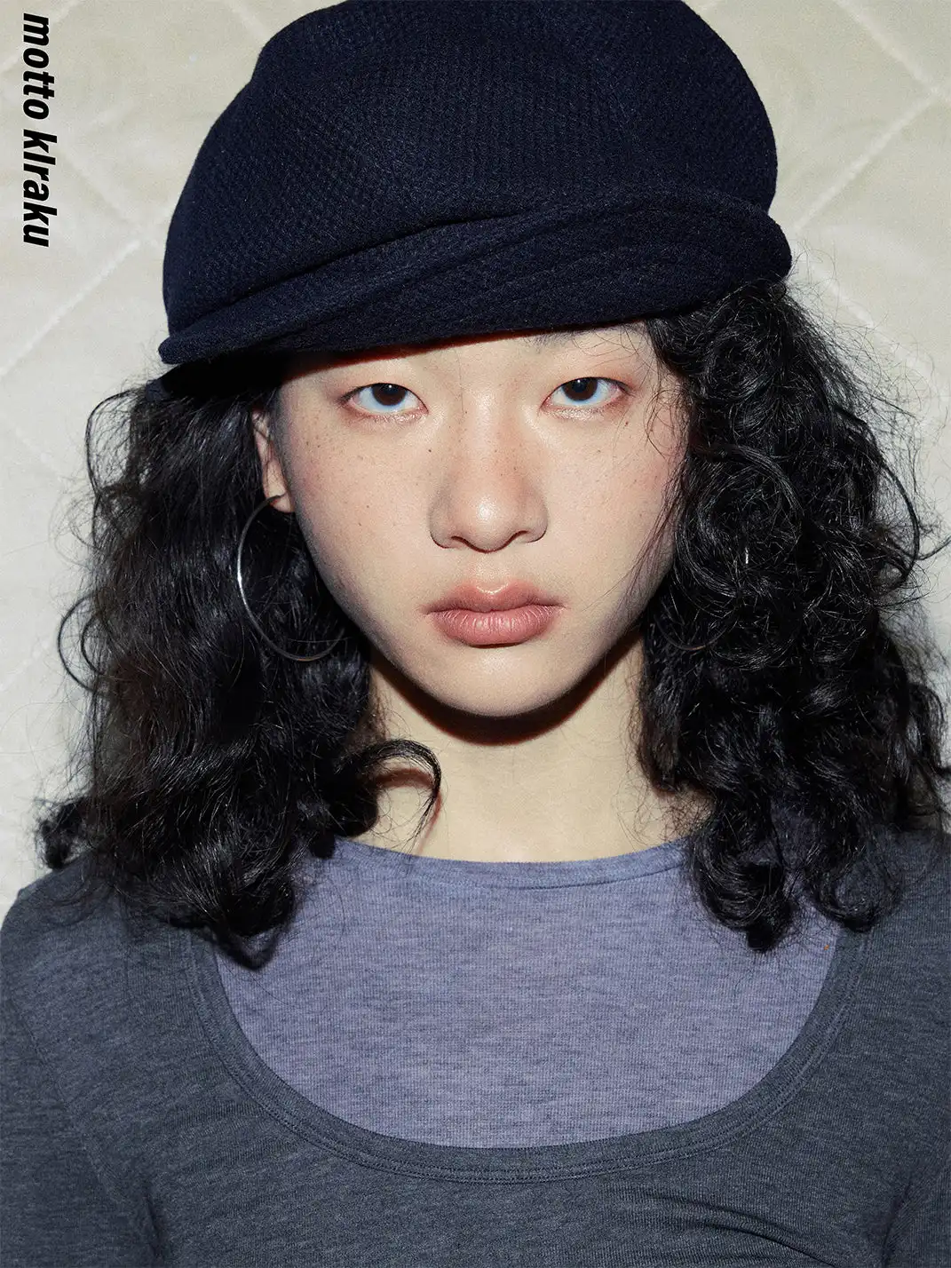 MottoKiraku | Vintage Wool Textured Beret