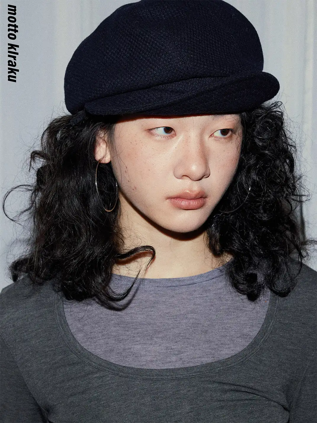 MottoKiraku | Vintage Wool Textured Beret