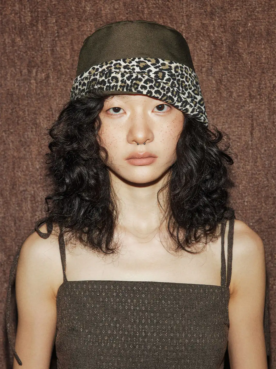 MottoKiraku | Leopard Print Fisherman Hat