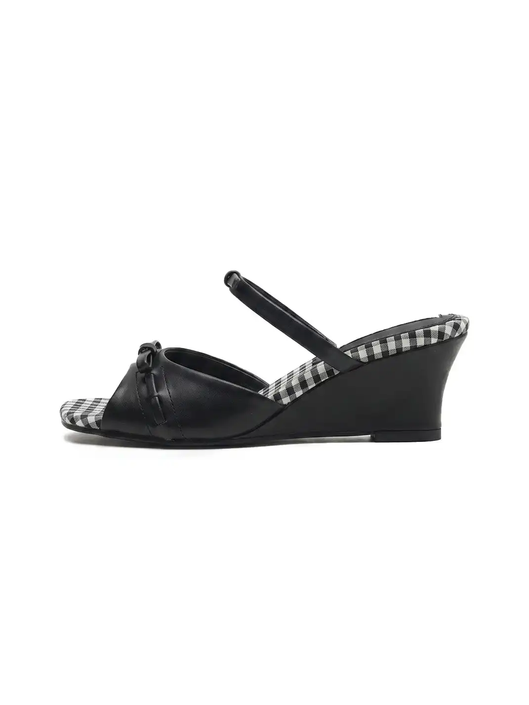 CHILIGIRL | Wedge Heel Open Toe Slide Sandals