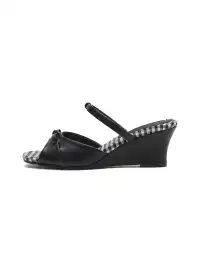CHILIGIRL | Wedge Heel Open Toe Slide Sandals