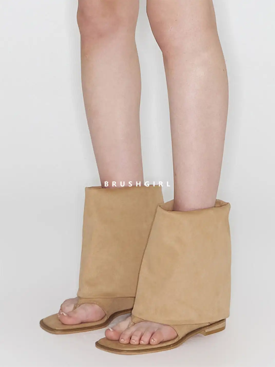 CHILIGIRL | Western Cowboy Ankle Sandal Boots