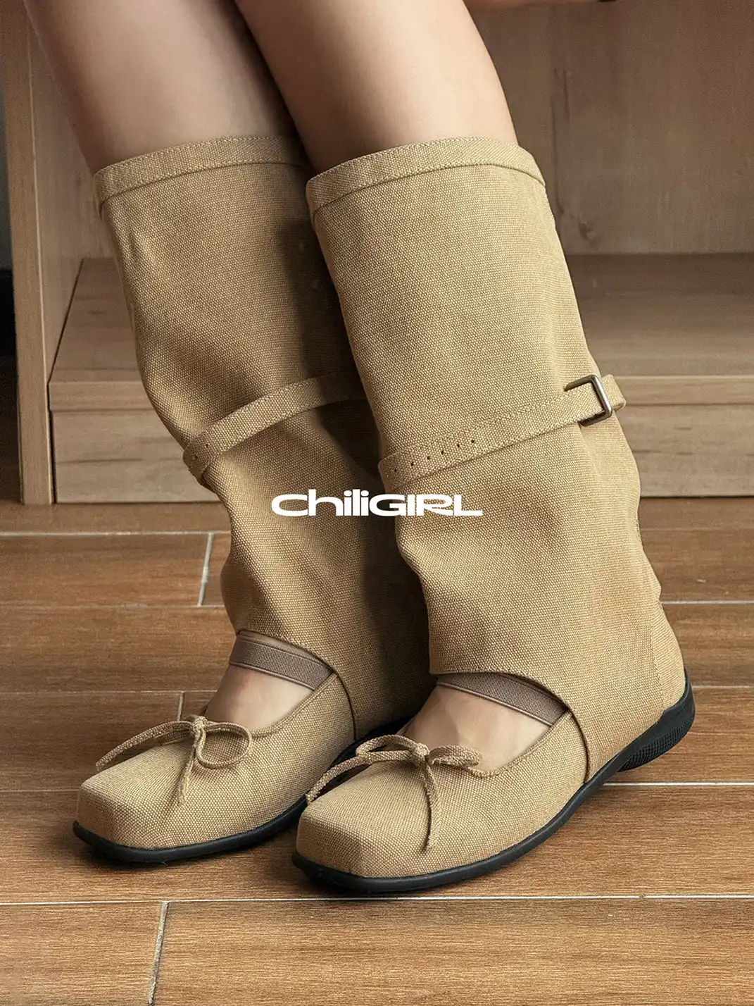 CHILIGIRL | Mary Jane Sandal Boots
