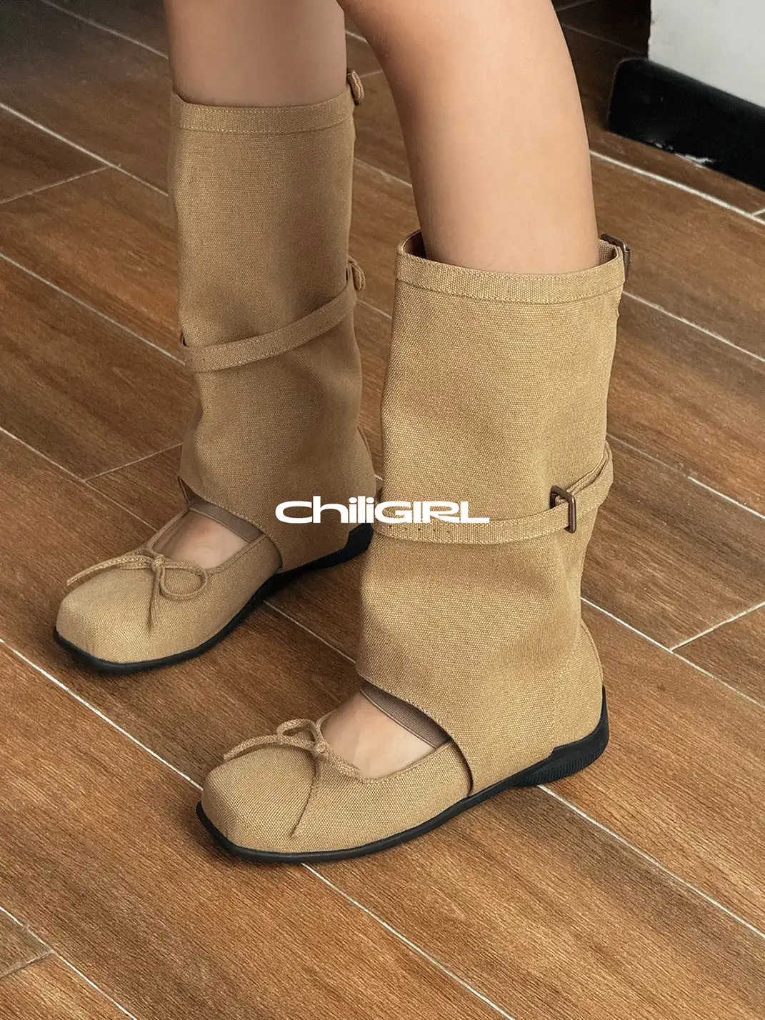CHILIGIRL | Mary Jane Sandal Boots