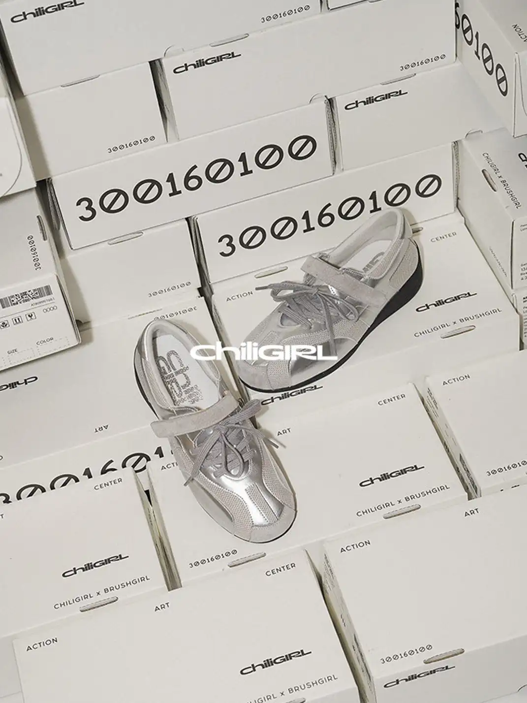 CHILIGIRL | Mesh Velcro Trainer Shoes