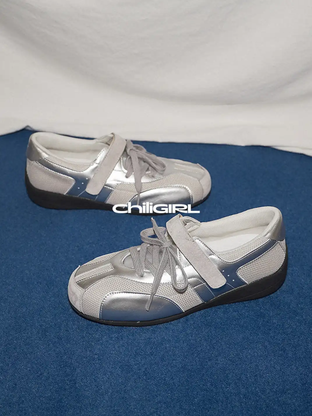 CHILIGIRL | Mesh Velcro Trainer Shoes