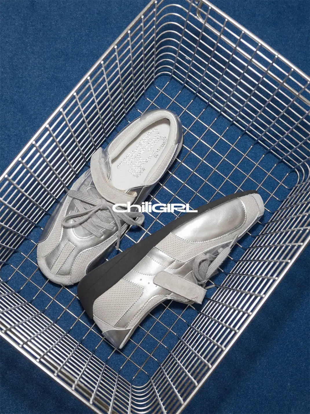 CHILIGIRL | Mesh Velcro Trainer Shoes