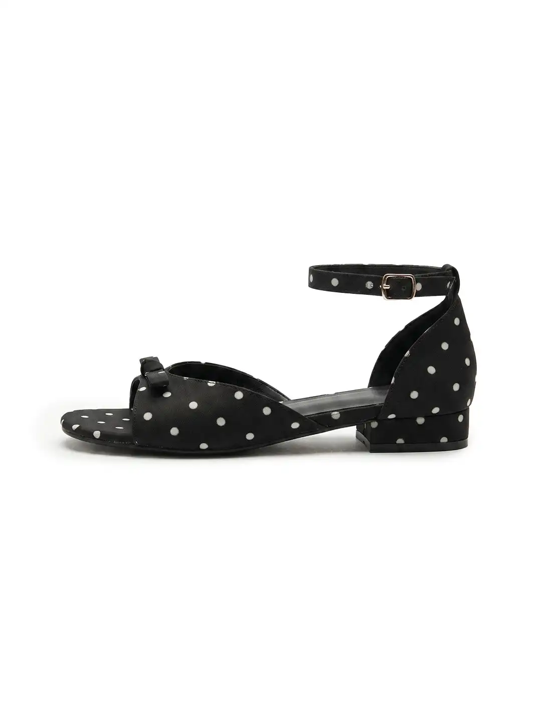 CHILIGIRL | Polka Dot Single Strap Open Toe Sandals