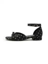 CHILIGIRL | Polka Dot Single Strap Open Toe Sandals