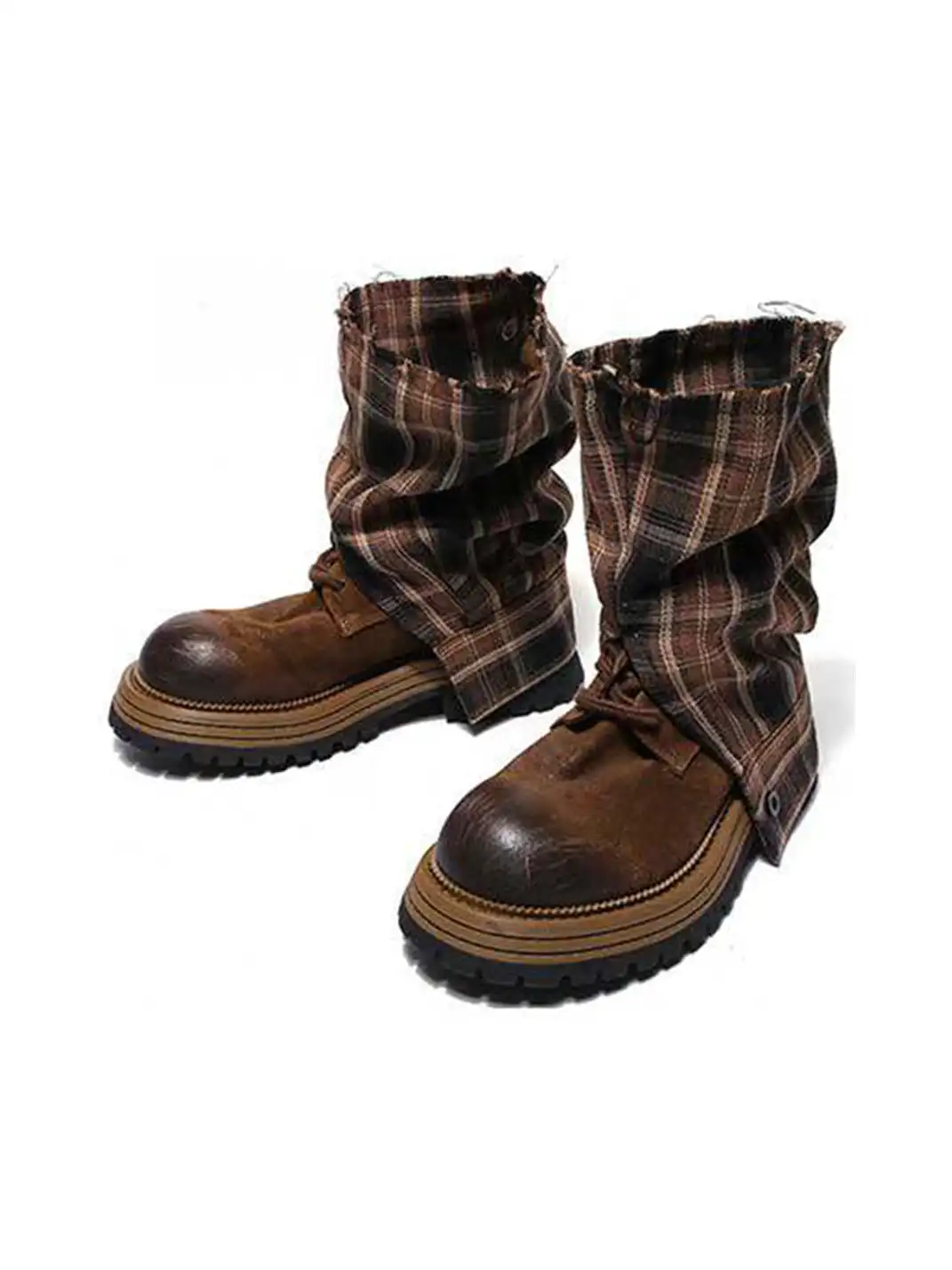 GSL | Matte Genuine Leather Platform Boots