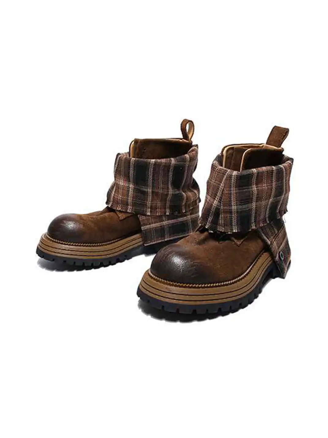 GSL | Matte Genuine Leather Platform Boots