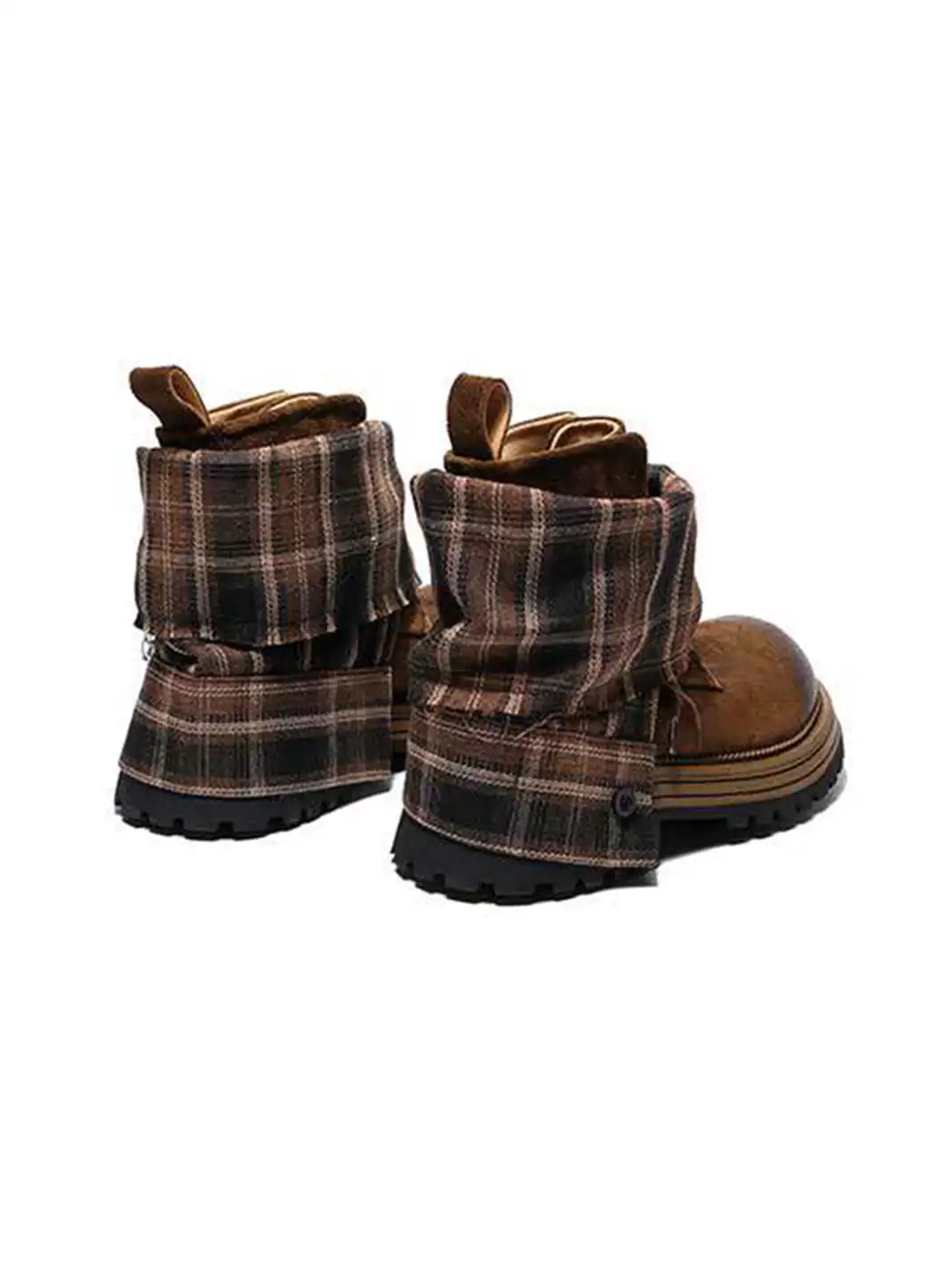 GSL | Matte Genuine Leather Platform Boots