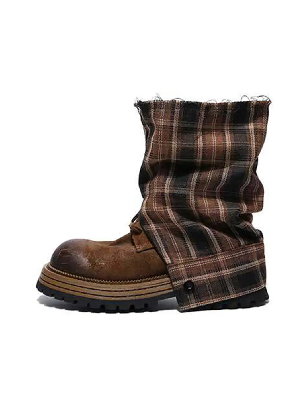 GSL | Matte Genuine Leather Platform Boots