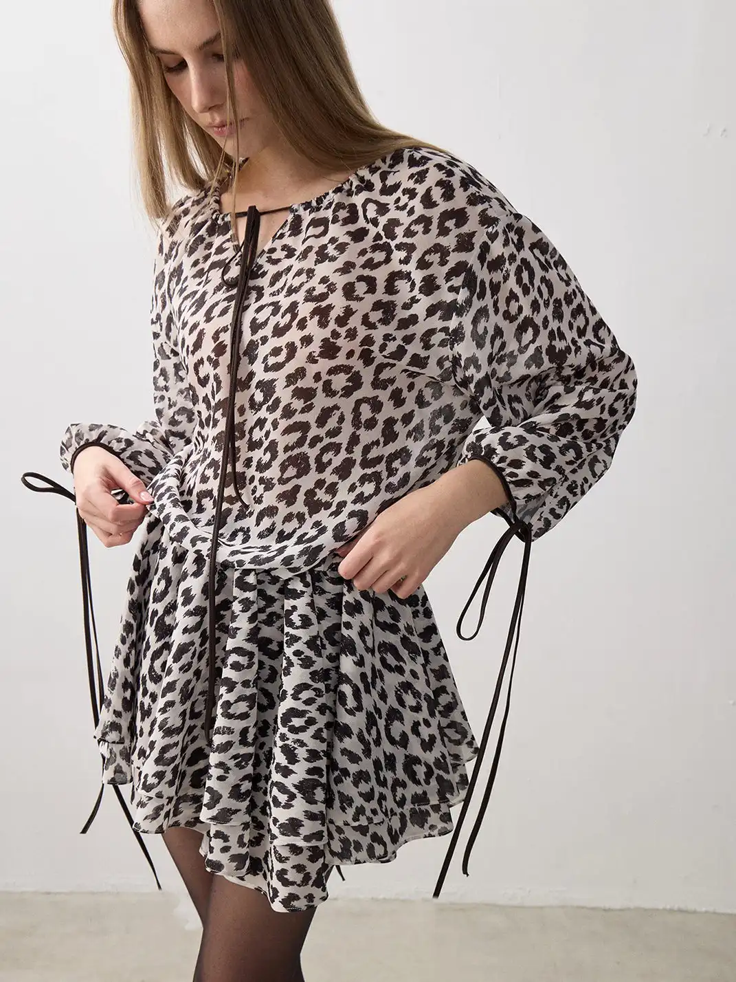 SukiBySuki | Adjustable Backless Leopard Print Mini Dress