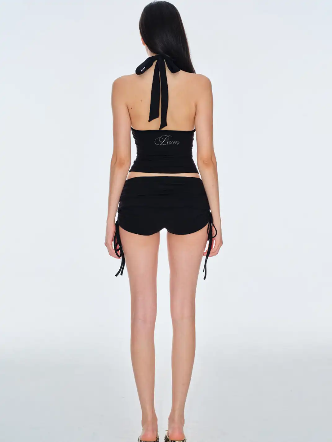 BUM STUDIO | Rivet Hollow Halter Top