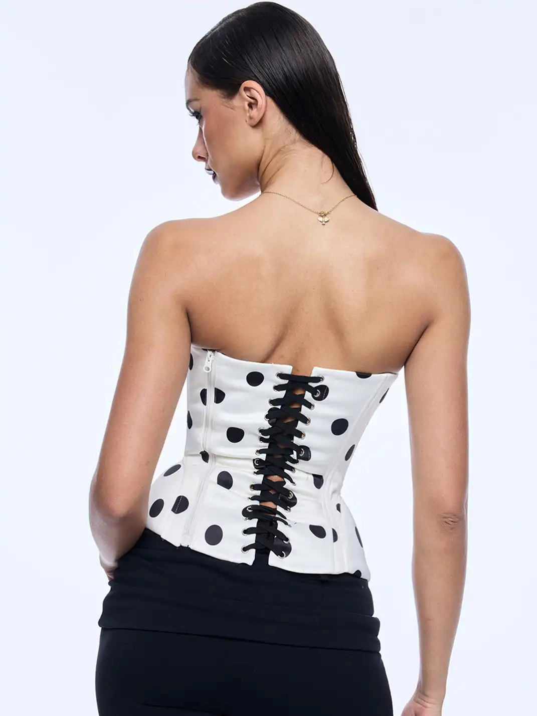 BUM STUDIO | Polka Dot Chest Pad Top