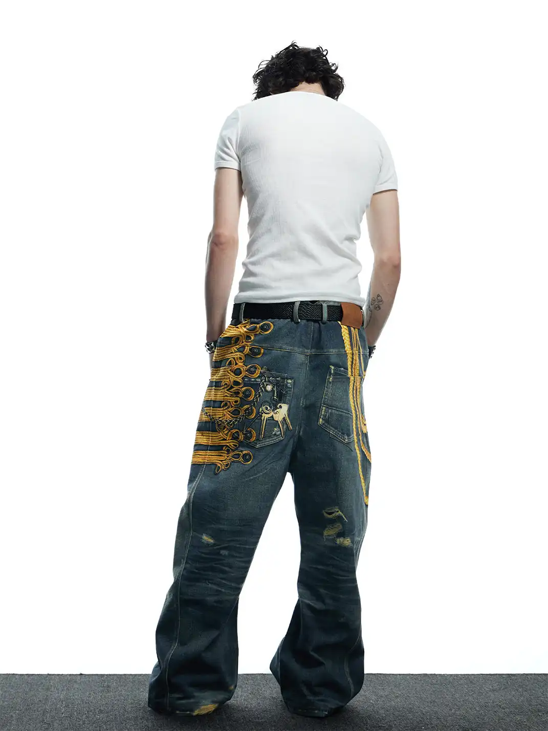 DND4DES | 3D Print Long Button Fly Jeans