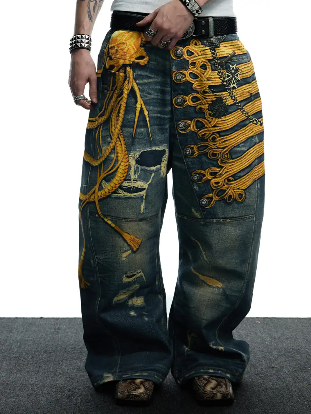 DND4DES | 3D Print Long Button Fly Jeans