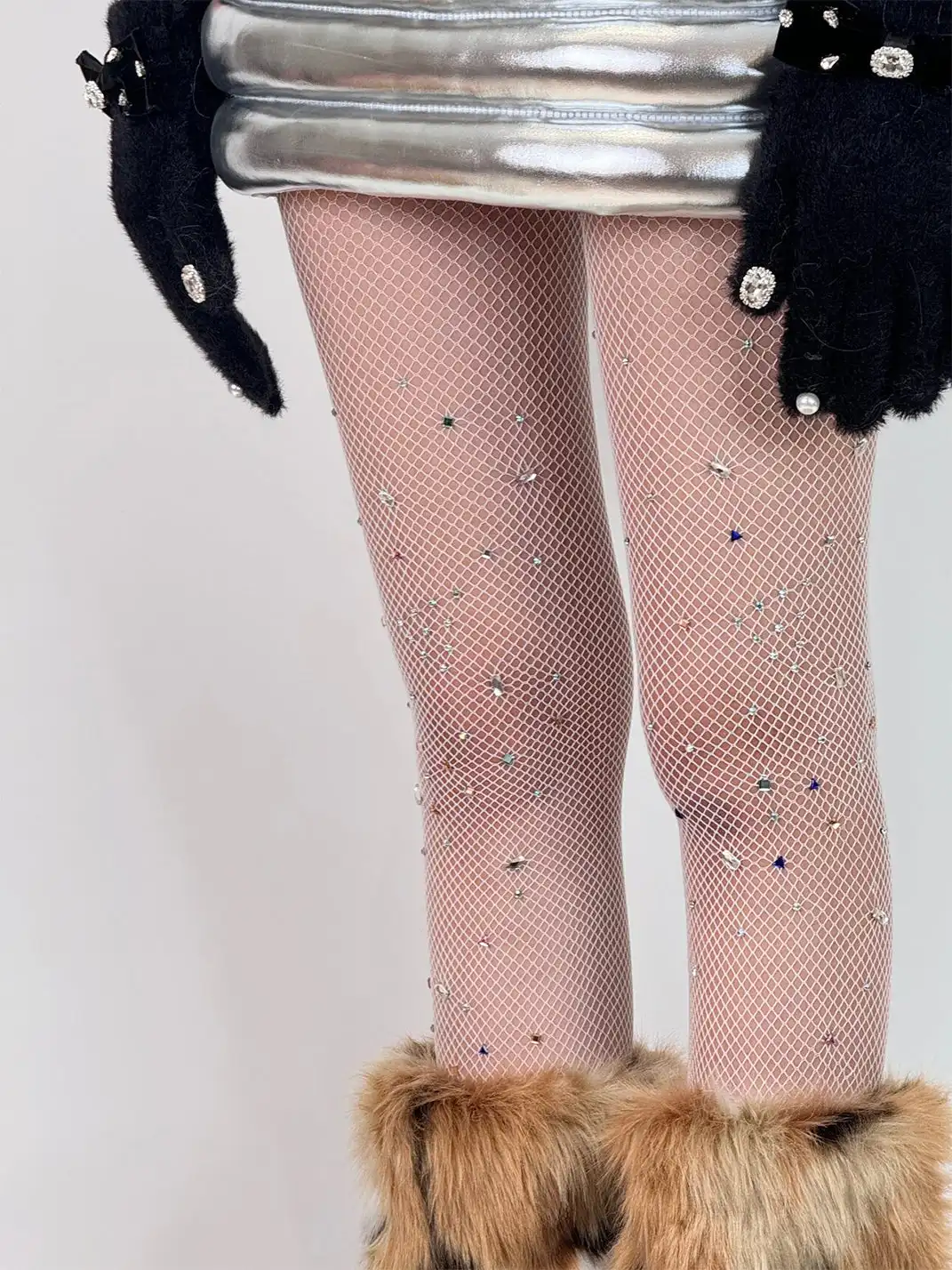 HotBonBon | Colorful Rhinestone Mesh Stockings