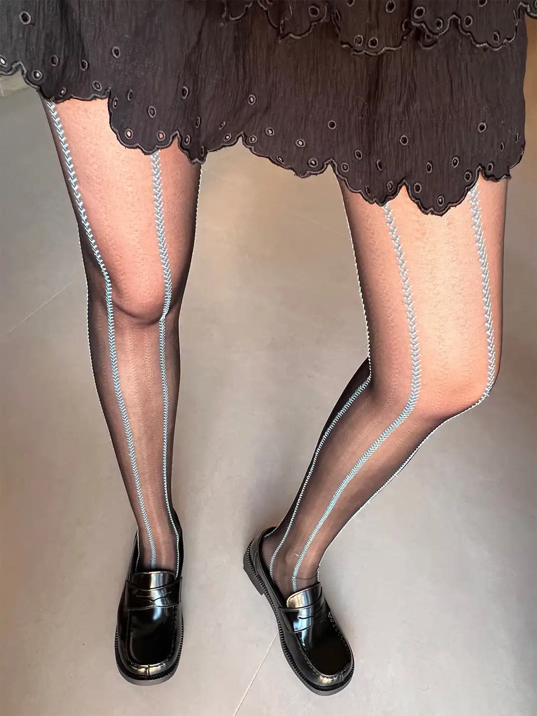 HotBonBon | Jacquard Thread Pantyhose