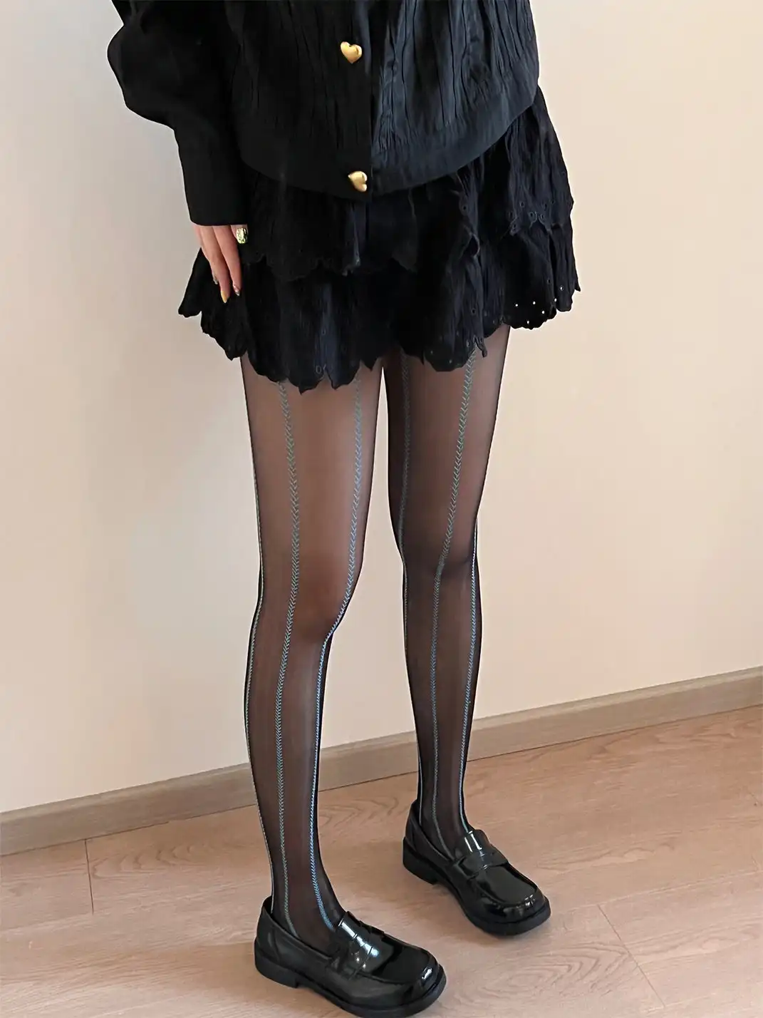 HotBonBon | Jacquard Thread Pantyhose