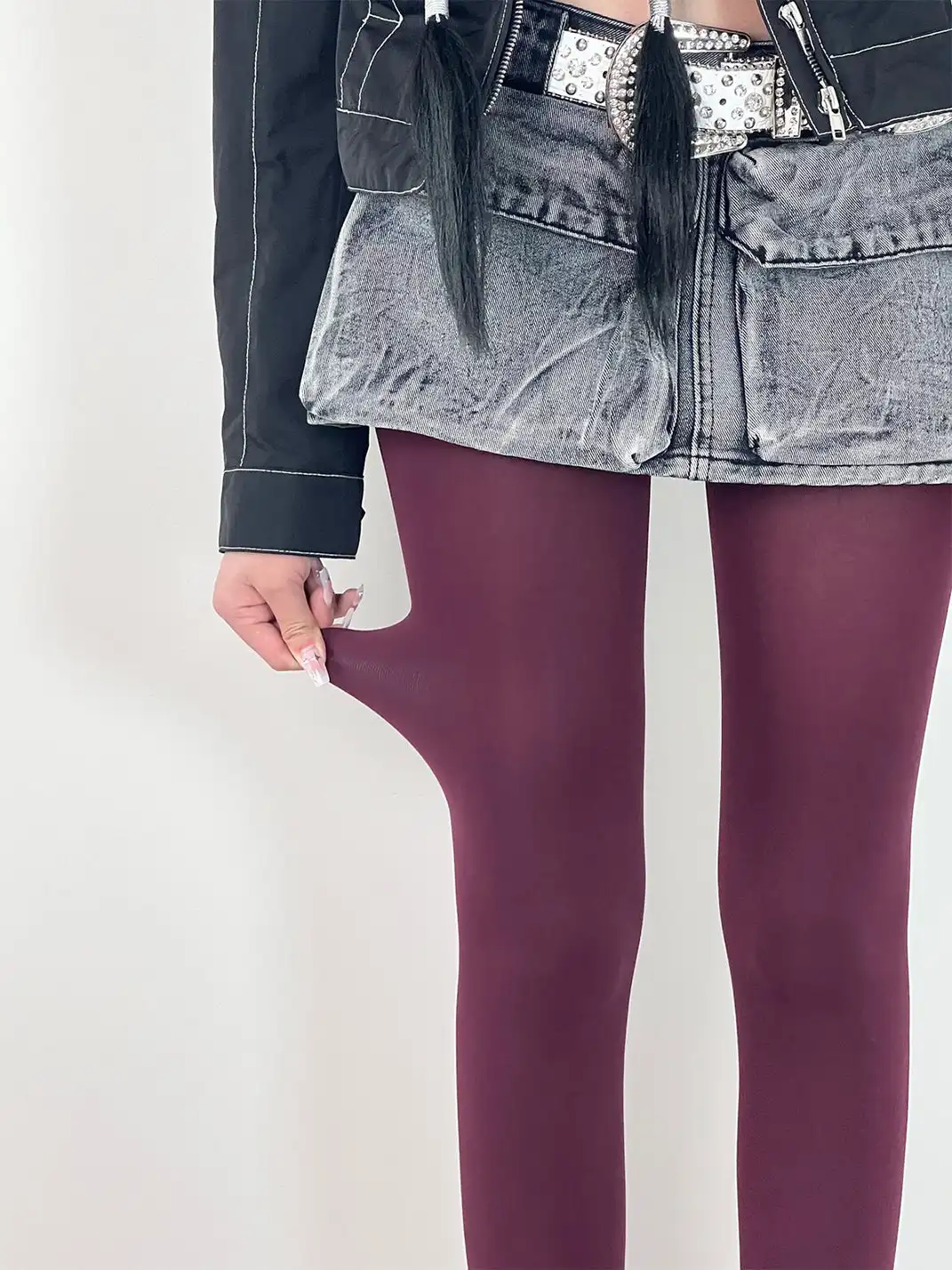 HotBonBon | High Elastic Matte Solid Color Pantyhose