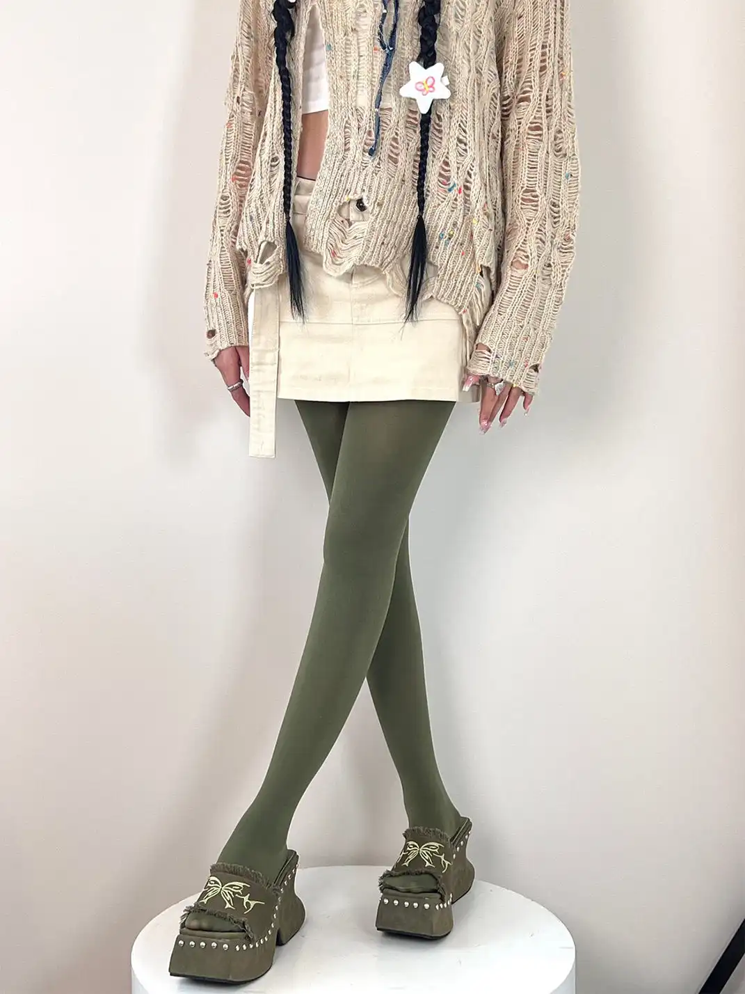 HotBonBon | High Elastic Matte Solid Color Pantyhose