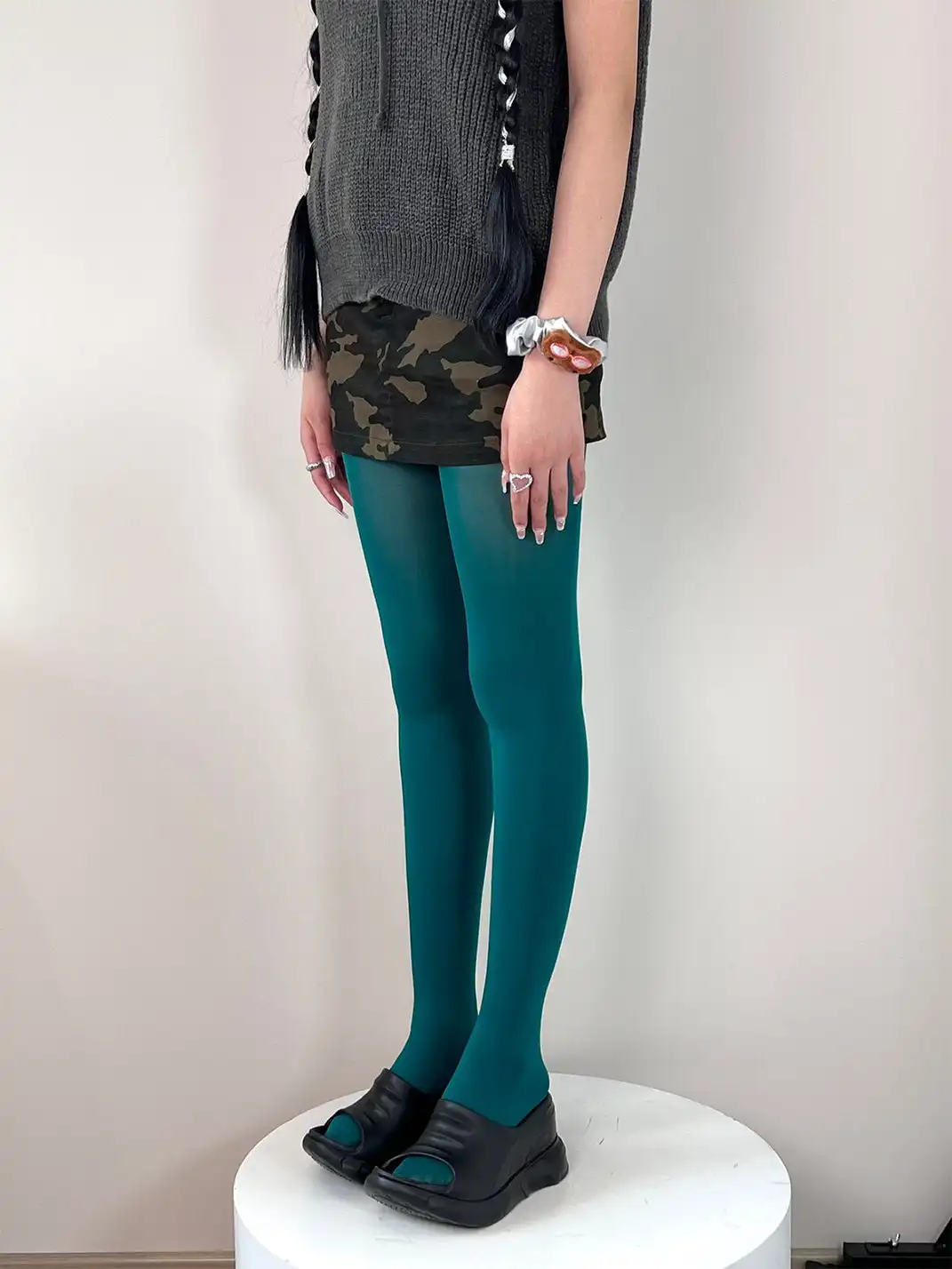 HotBonBon | High Elastic Matte Solid Color Pantyhose