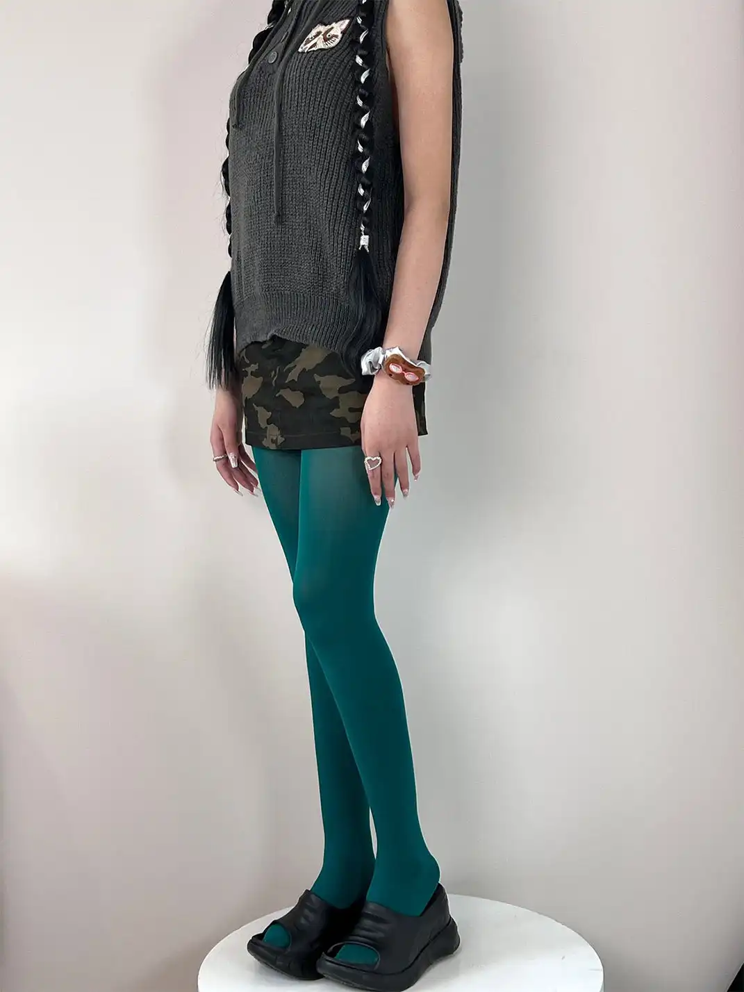 HotBonBon | High Elastic Matte Solid Color Pantyhose