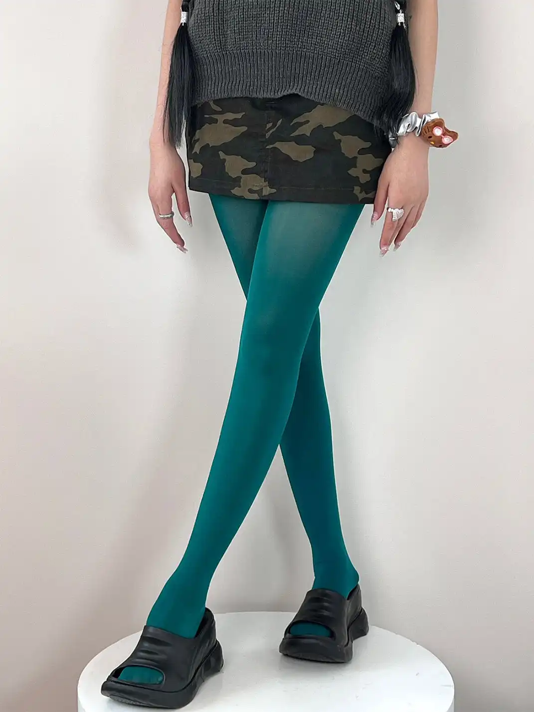 HotBonBon | High Elastic Matte Solid Color Pantyhose