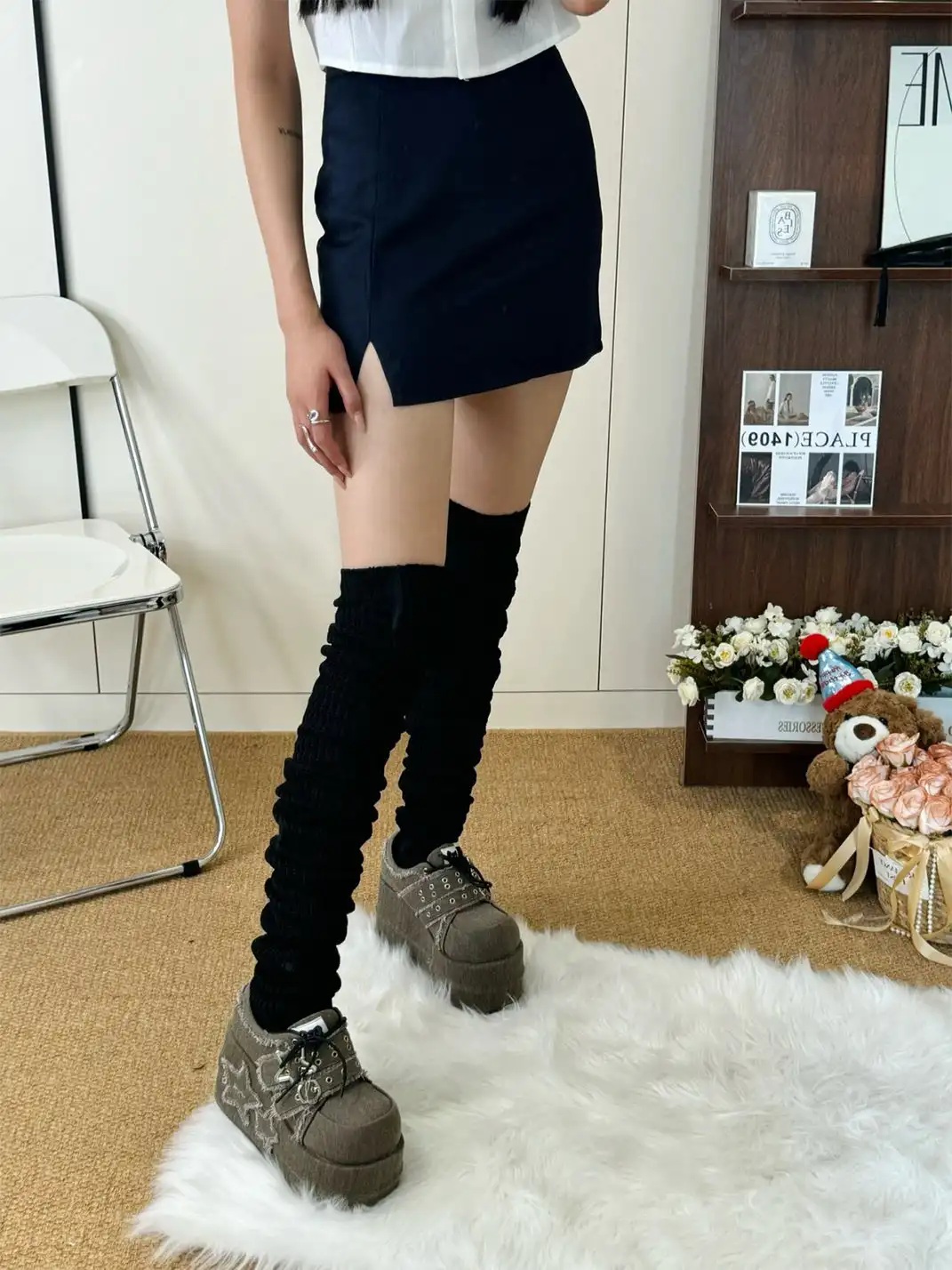 HotBonBon | Long Tube Slouch Socks