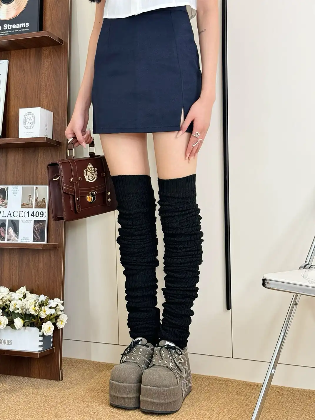 HotBonBon | Long Tube Slouch Socks