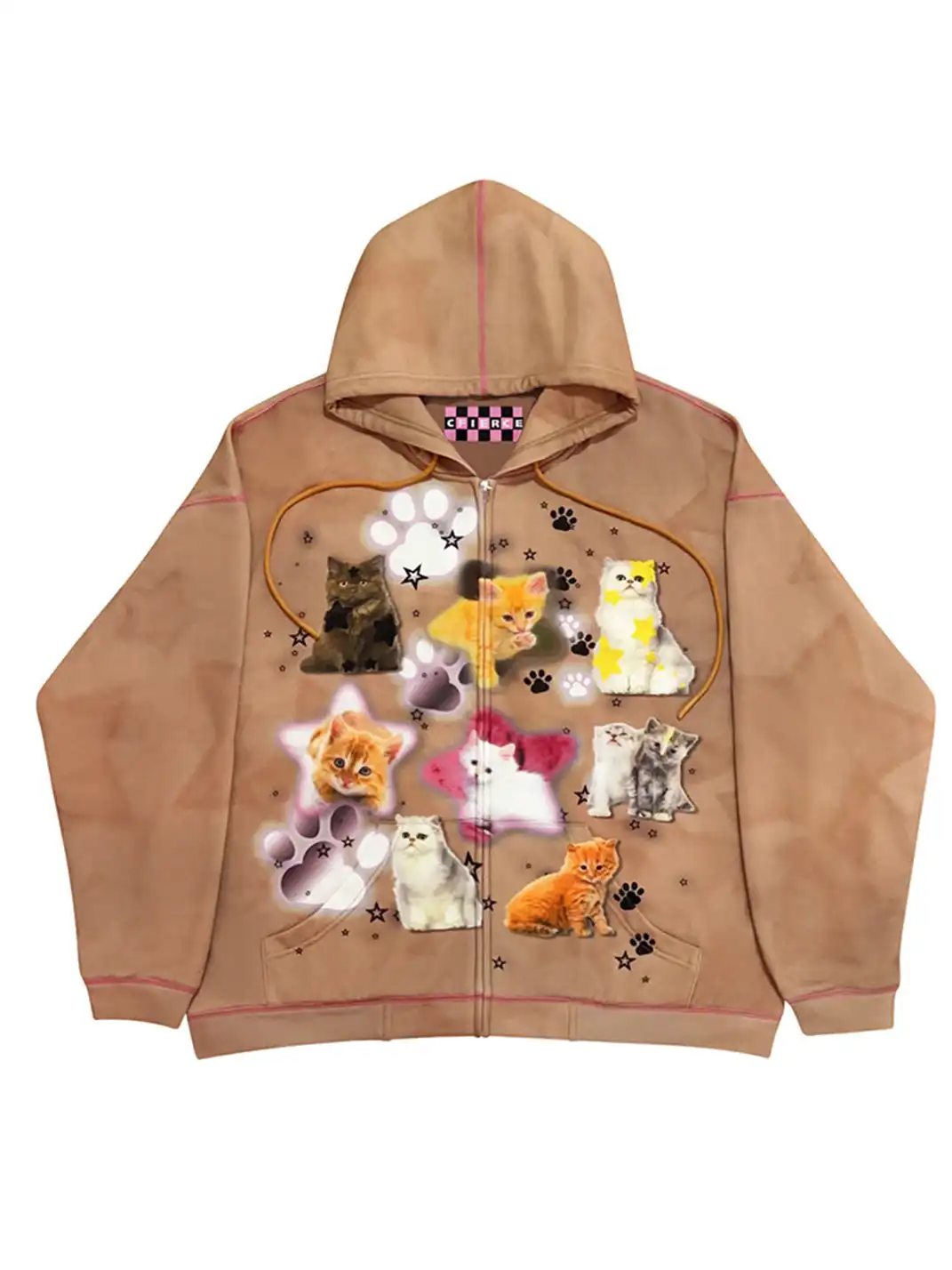 CFIERCE | Cat Print Hoodie